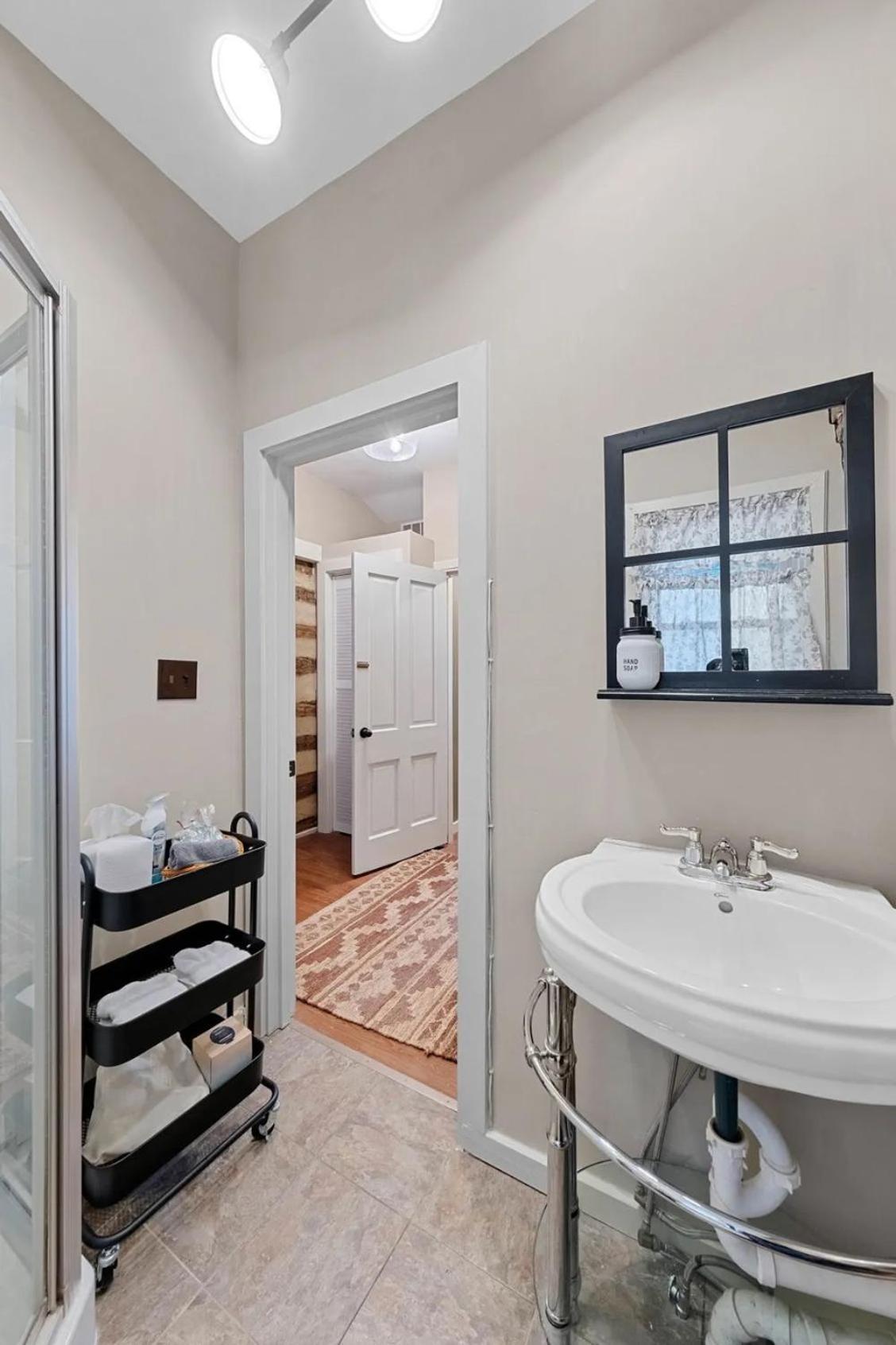 Rustic Augusta Cabin Bagian luar foto